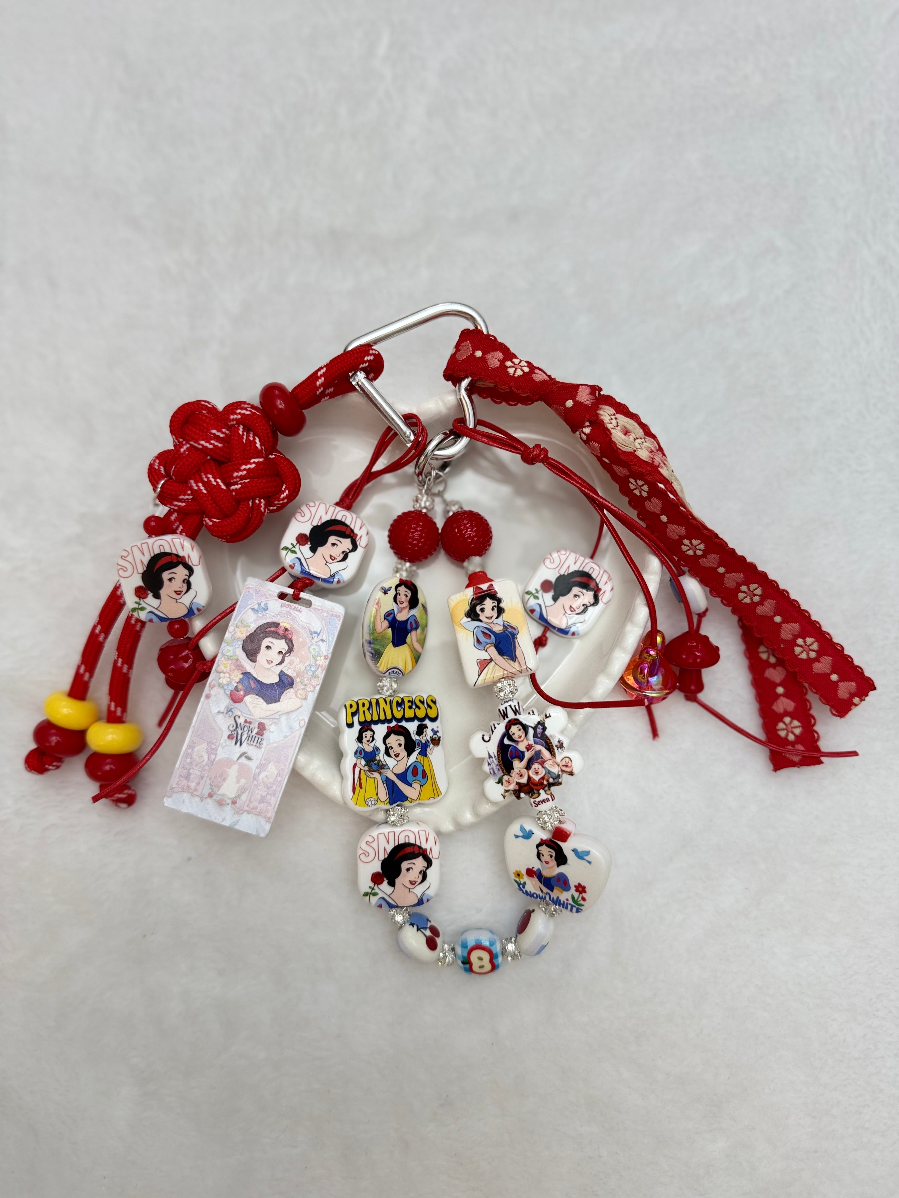 Red Snow Princess Bag Charm