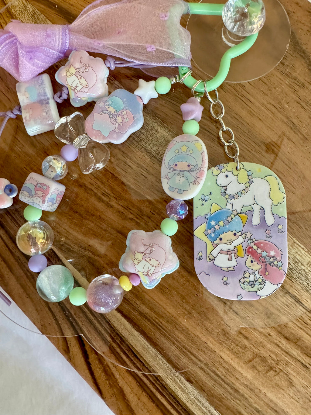 Pastel Little Twin Stars Bag Charm