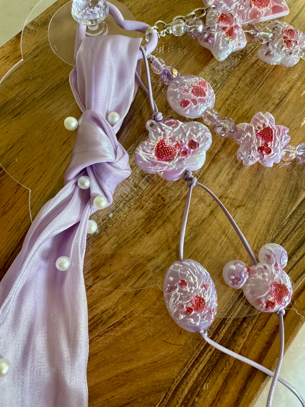 Sweet Strawberry Bag Charm