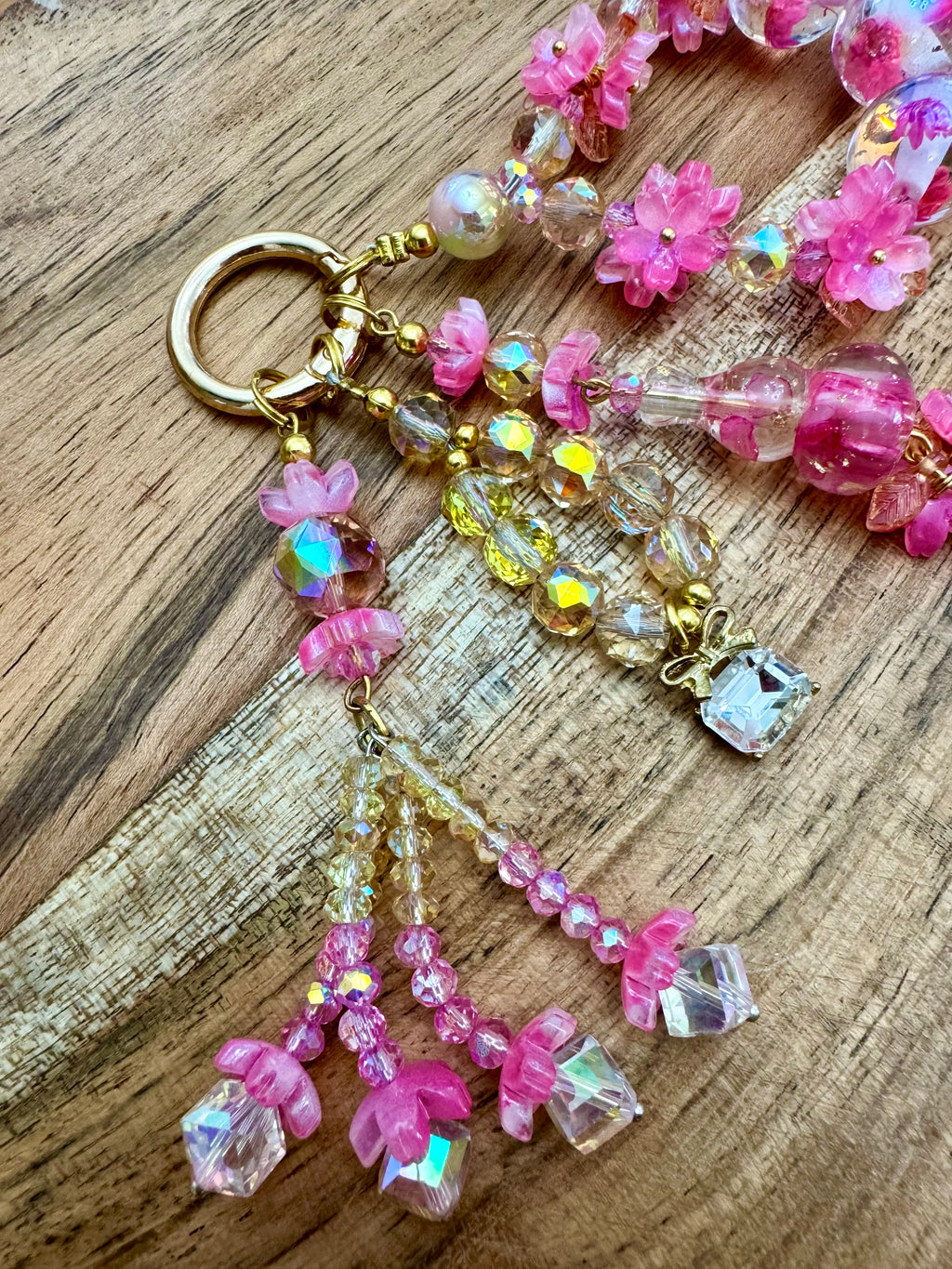 Fancy Barbie Pink Keychain