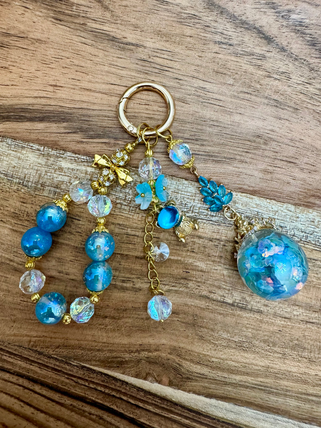 Crystal Castle Bag Charm