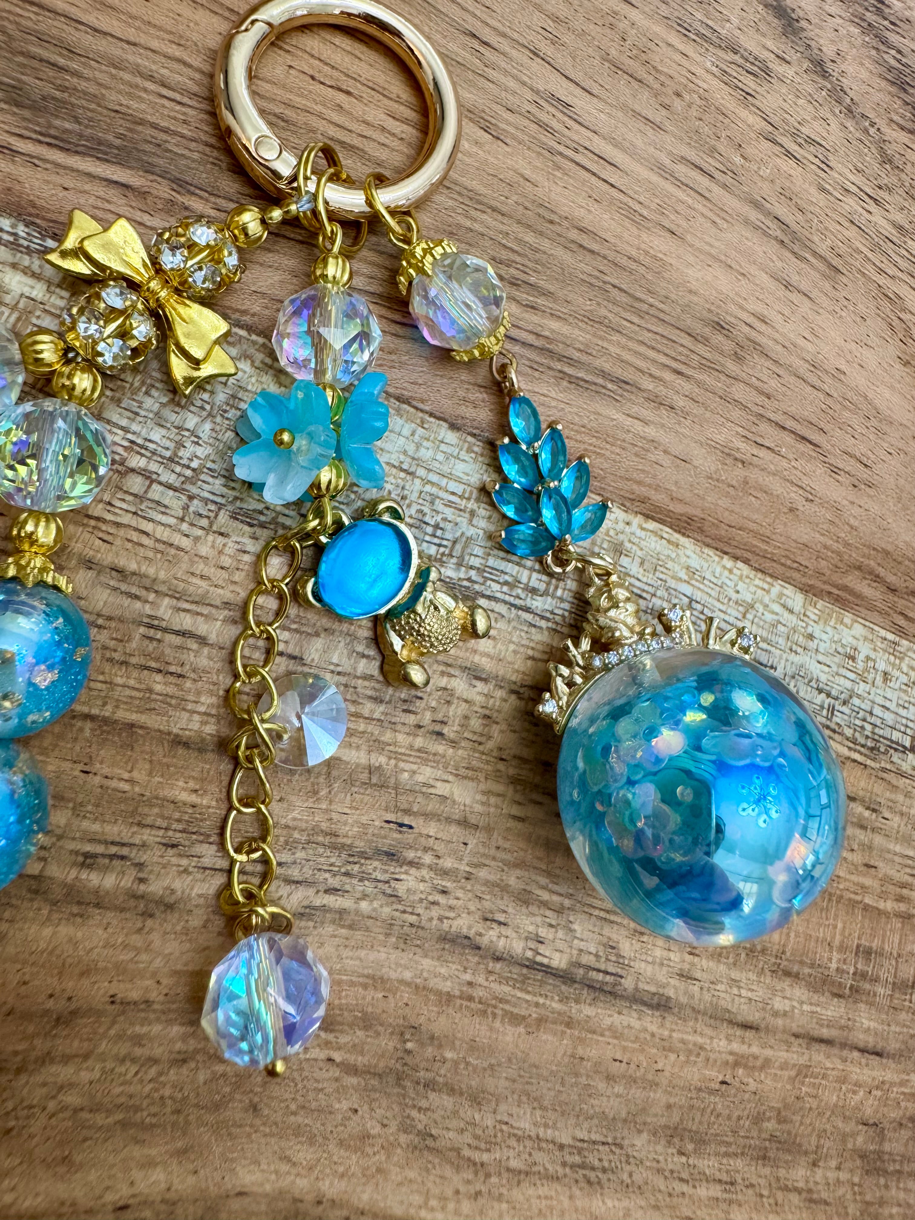 Crystal Castle Bag Charm