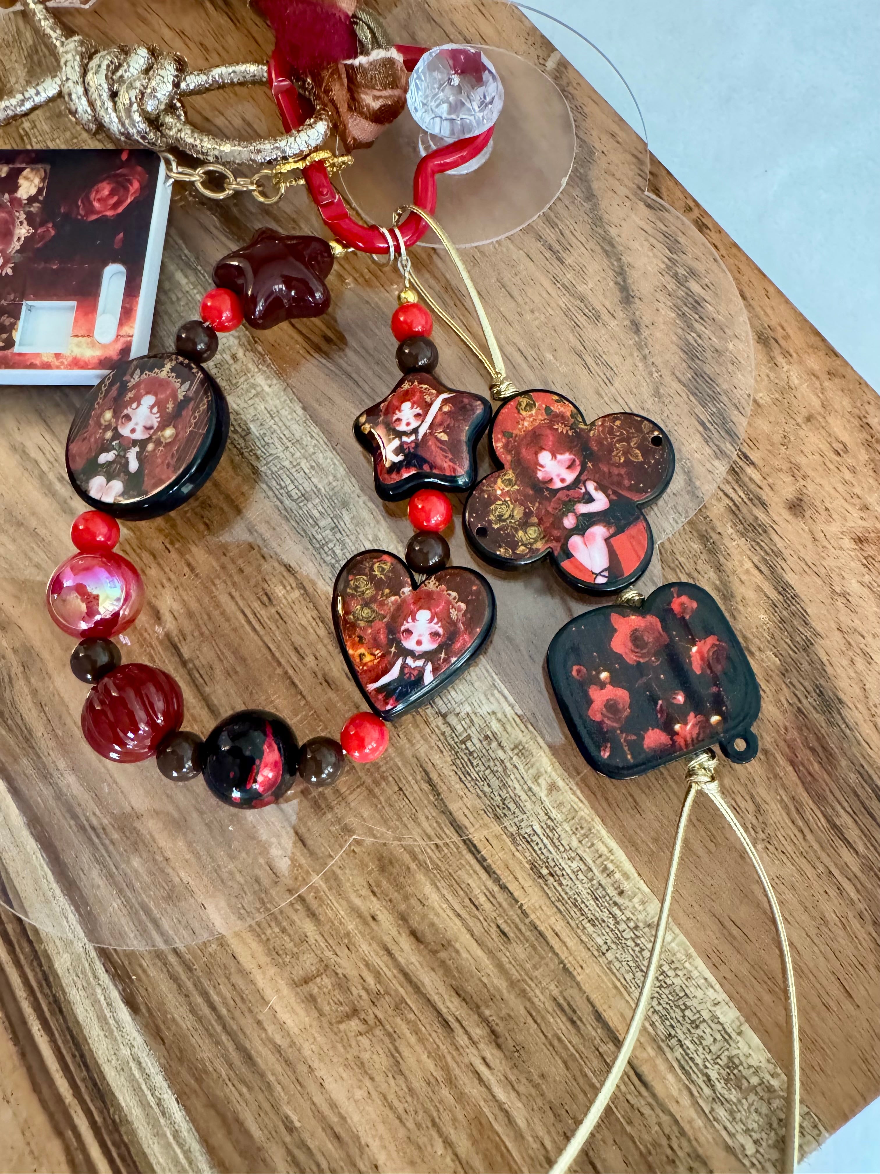 Red Rose SP Bag Charm