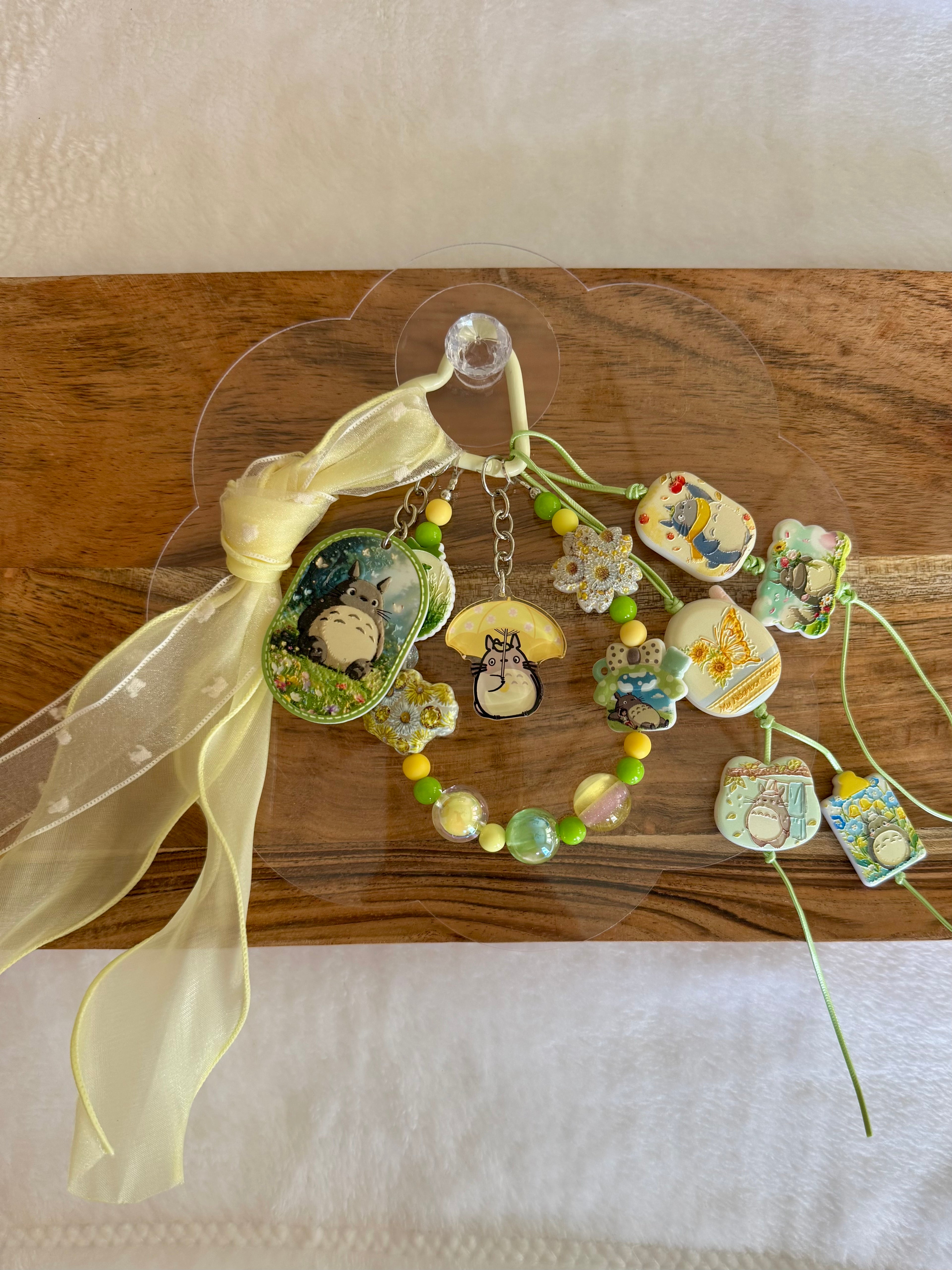 Spring Totoro Bag Charm