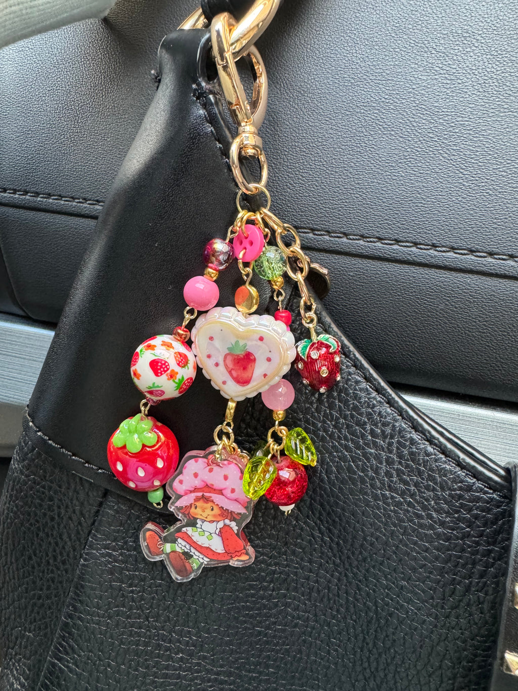 Strawberry Shortcake Bag Charm