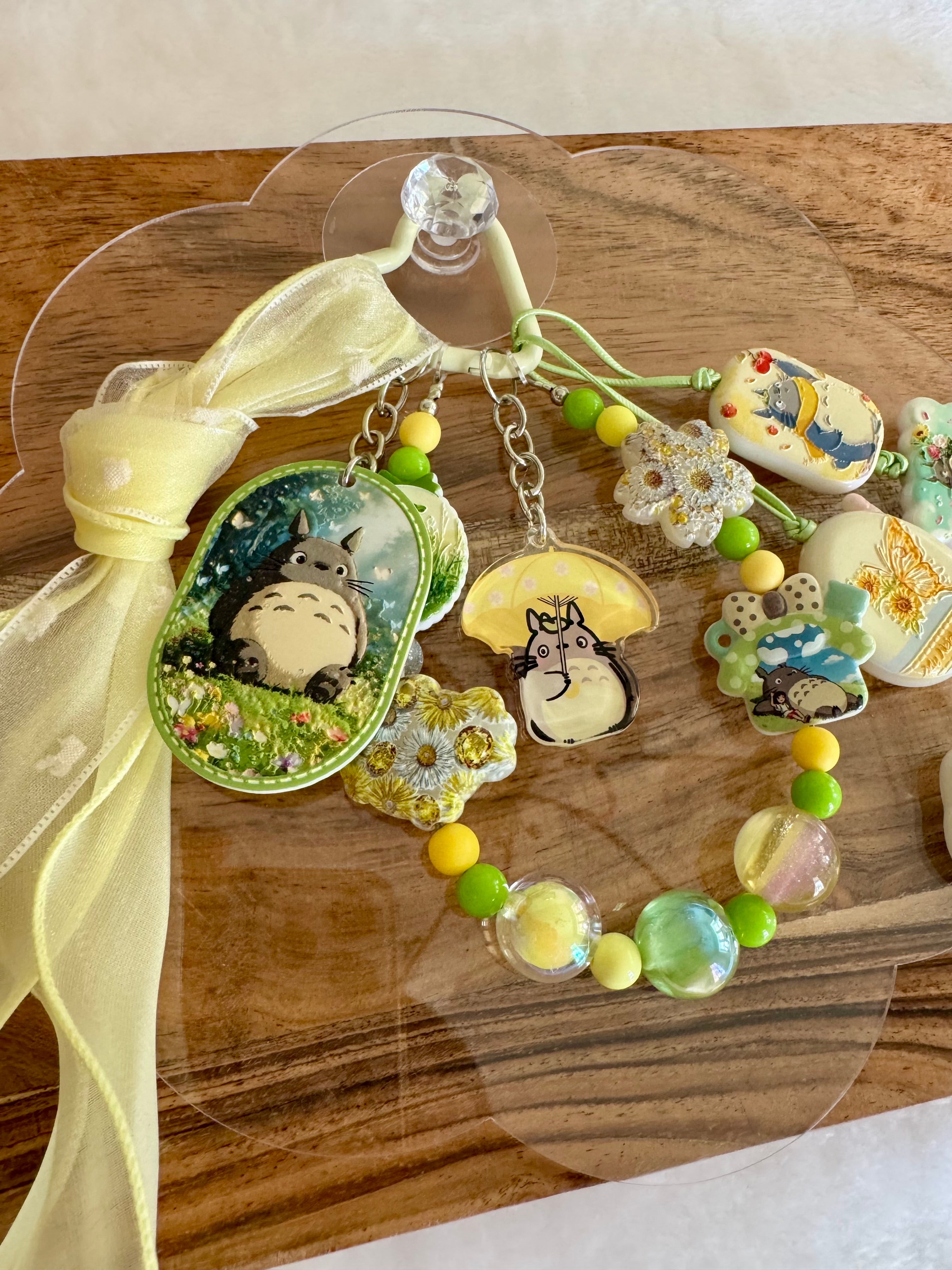 Spring Totoro Bag Charm