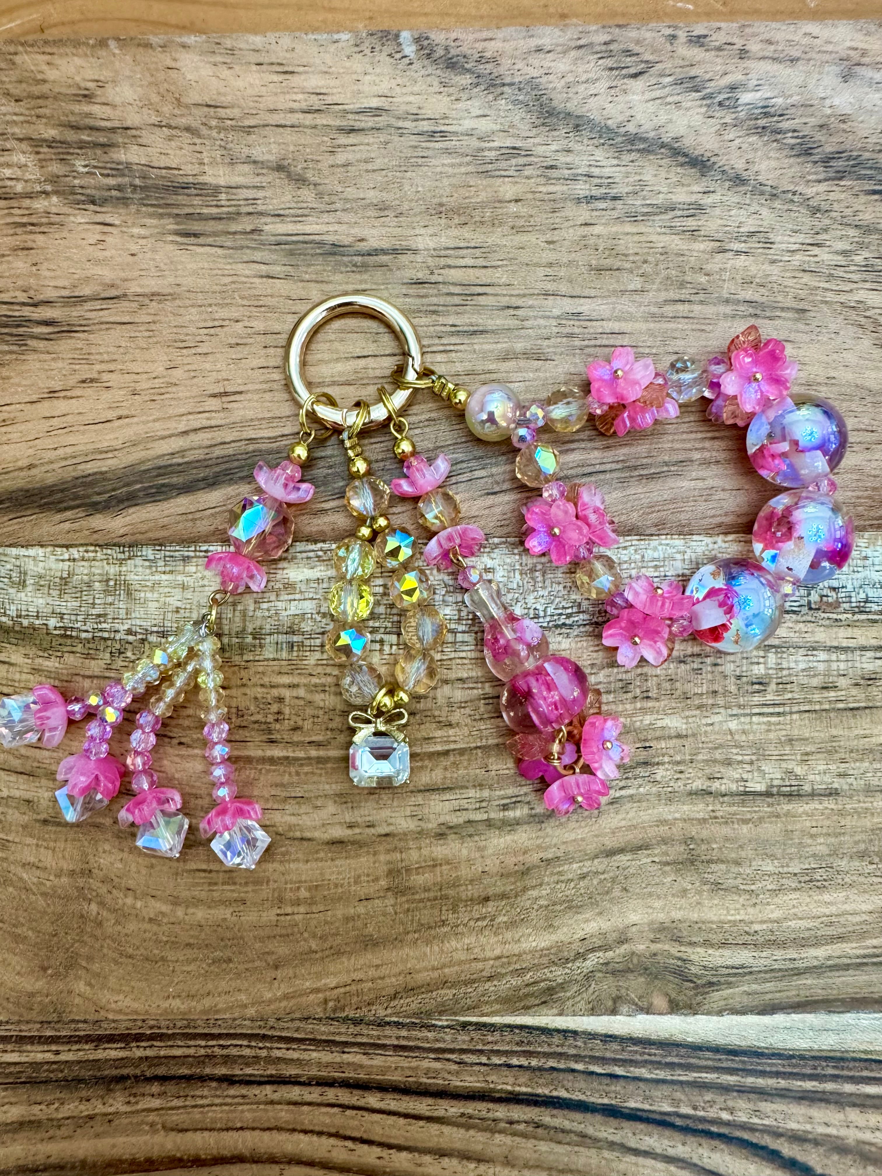 Fancy Barbie Pink Keychain