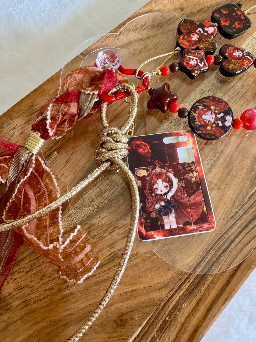 Red Rose SP Bag Charm