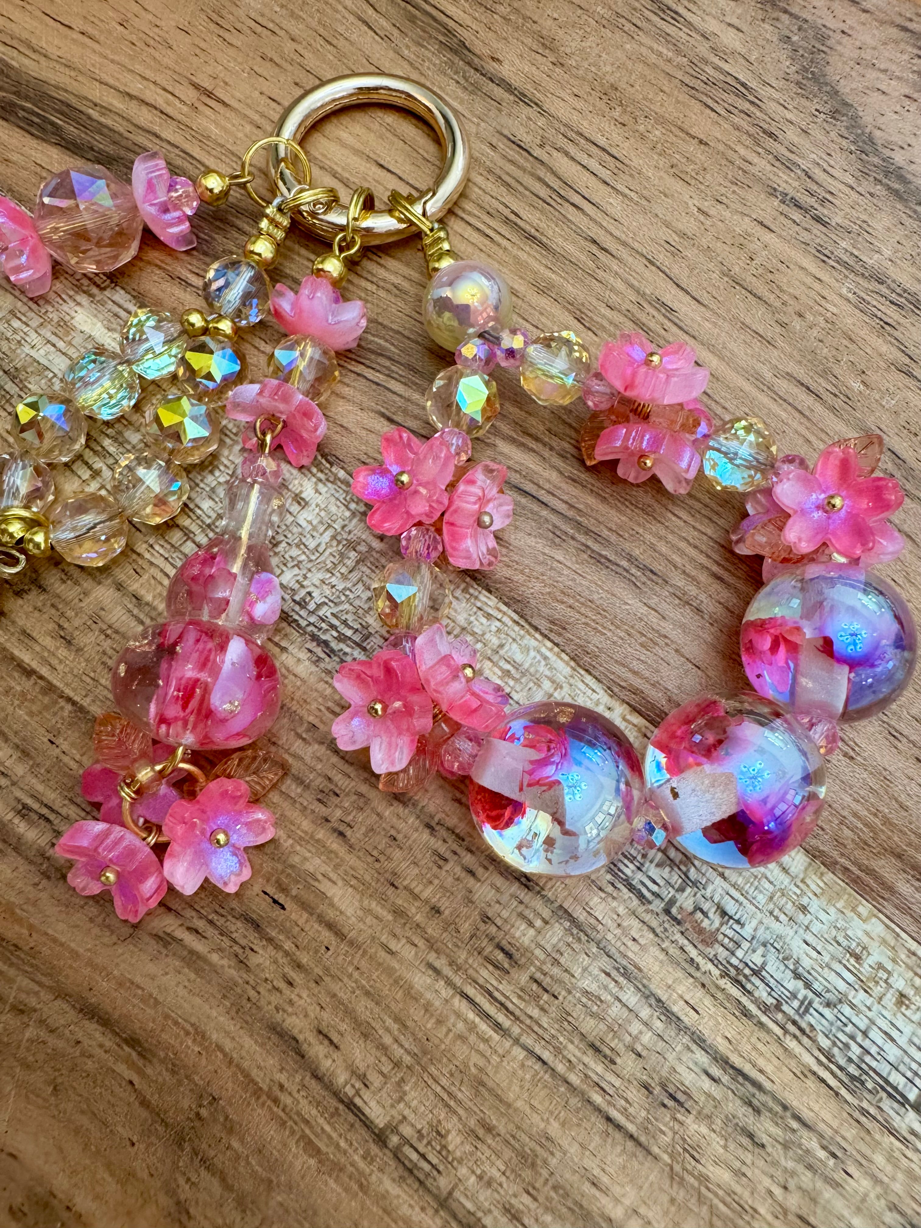 Fancy Barbie Pink Keychain