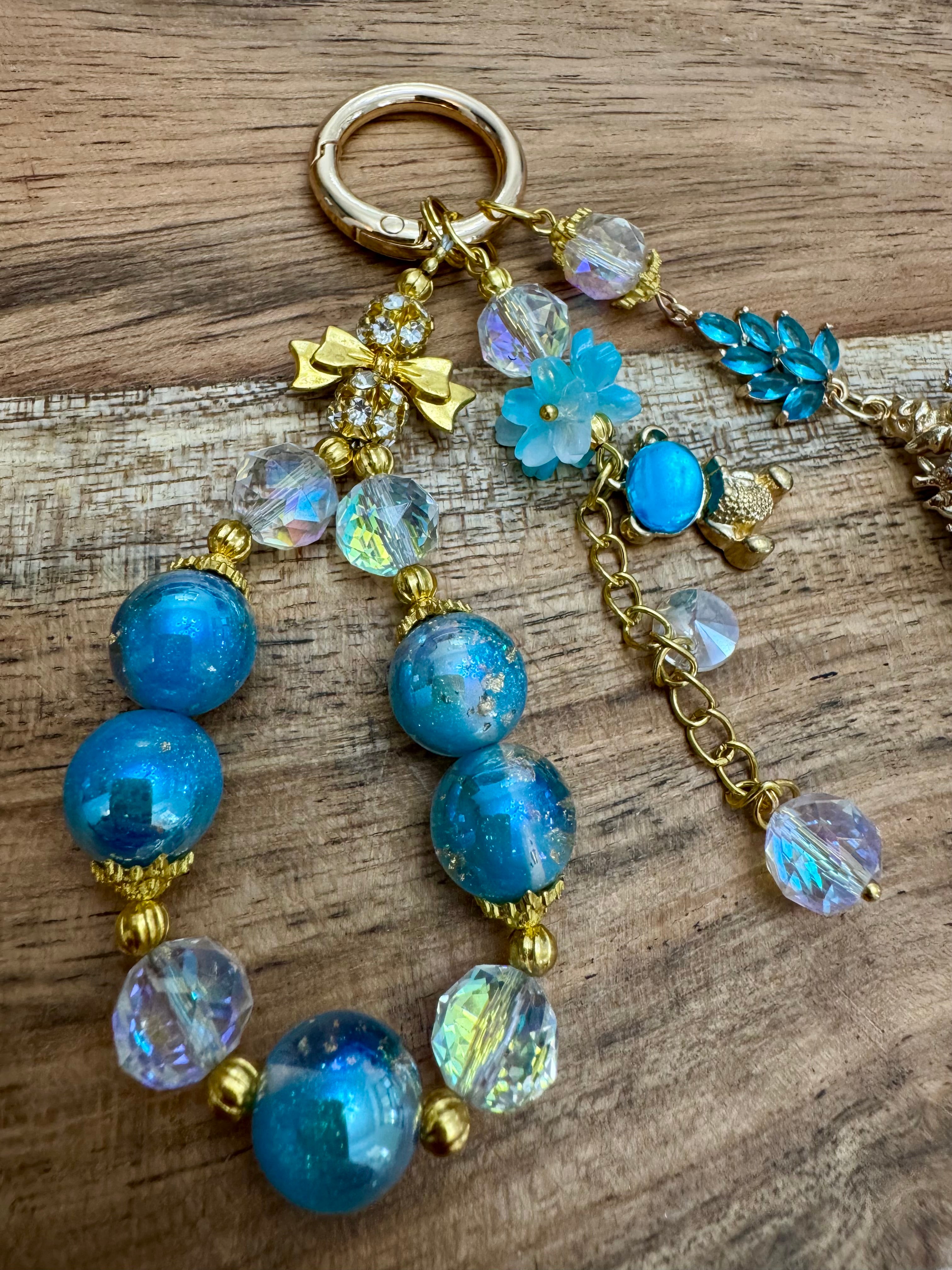 Crystal Castle Bag Charm