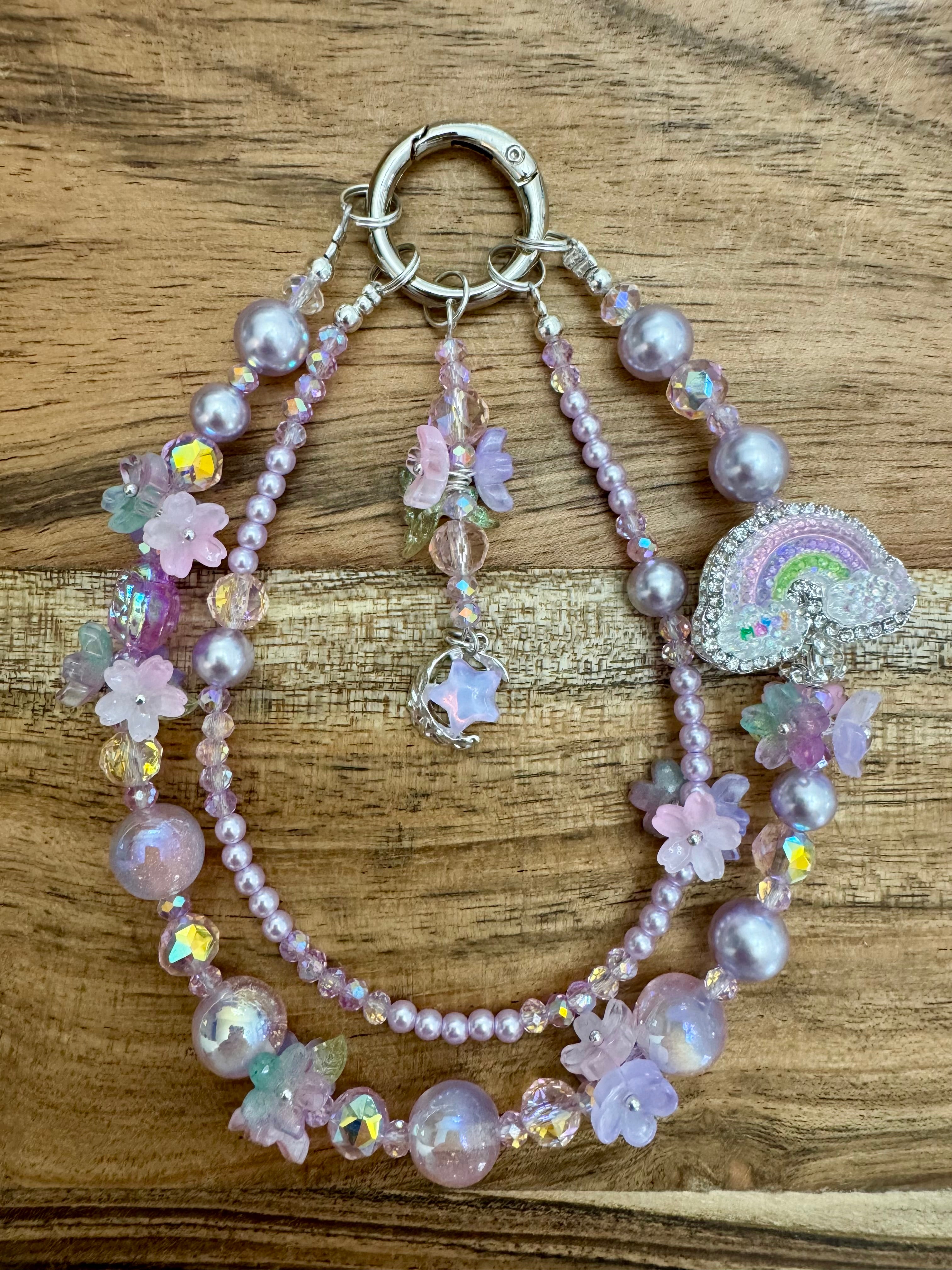 Fancy Rainbow Phone Chain