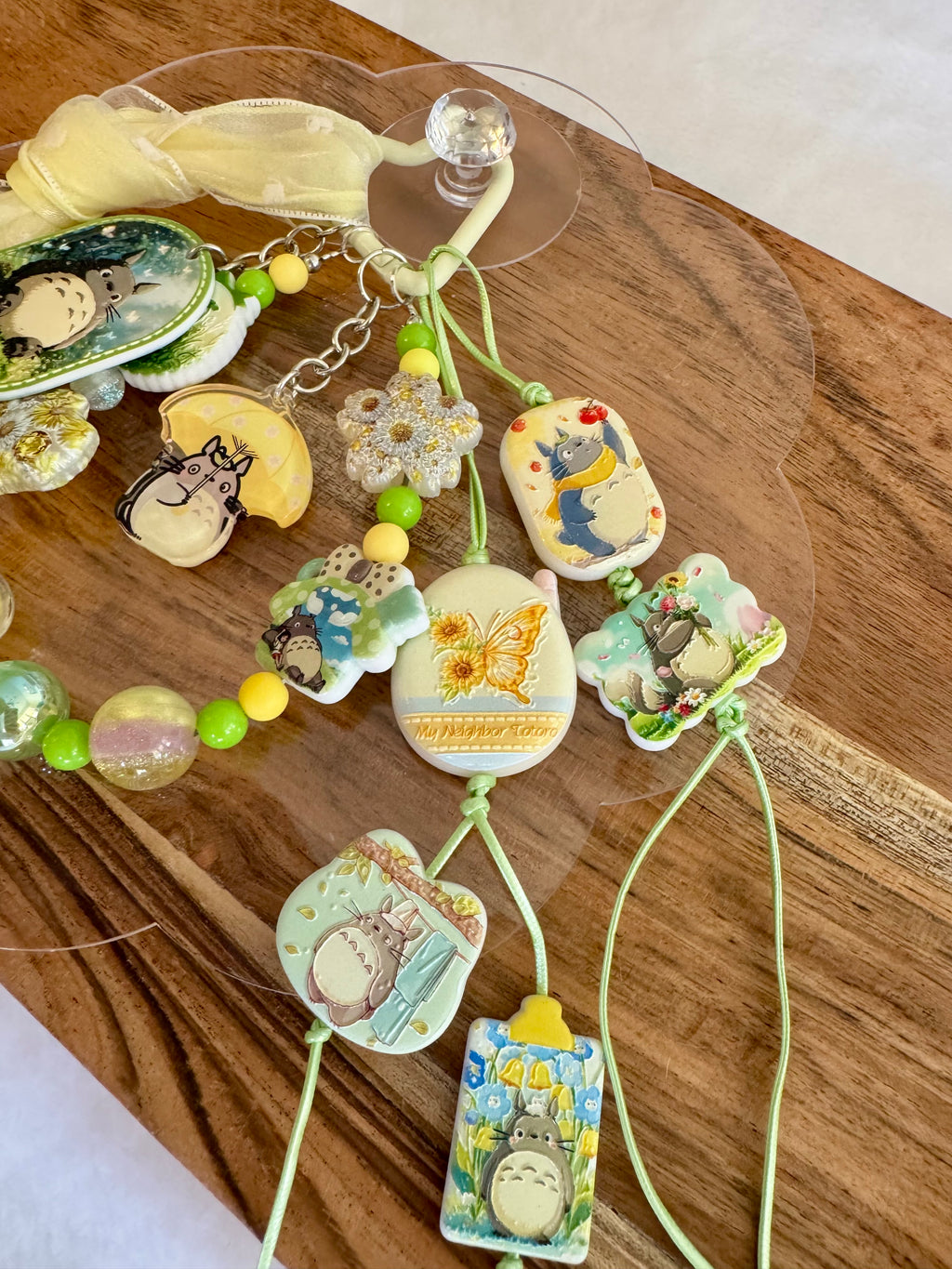 Spring Totoro Bag Charm