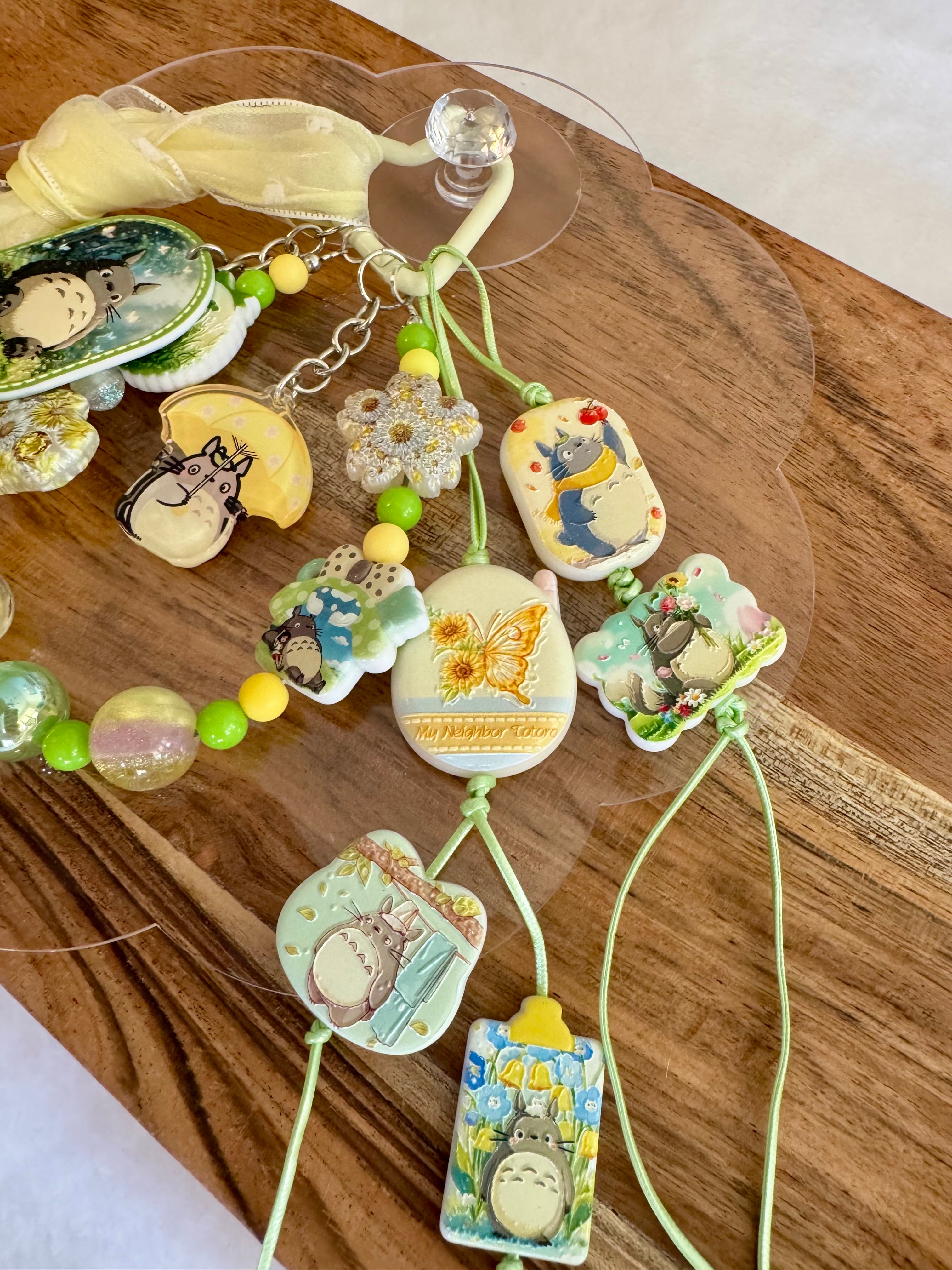 Spring Totoro Bag Charm