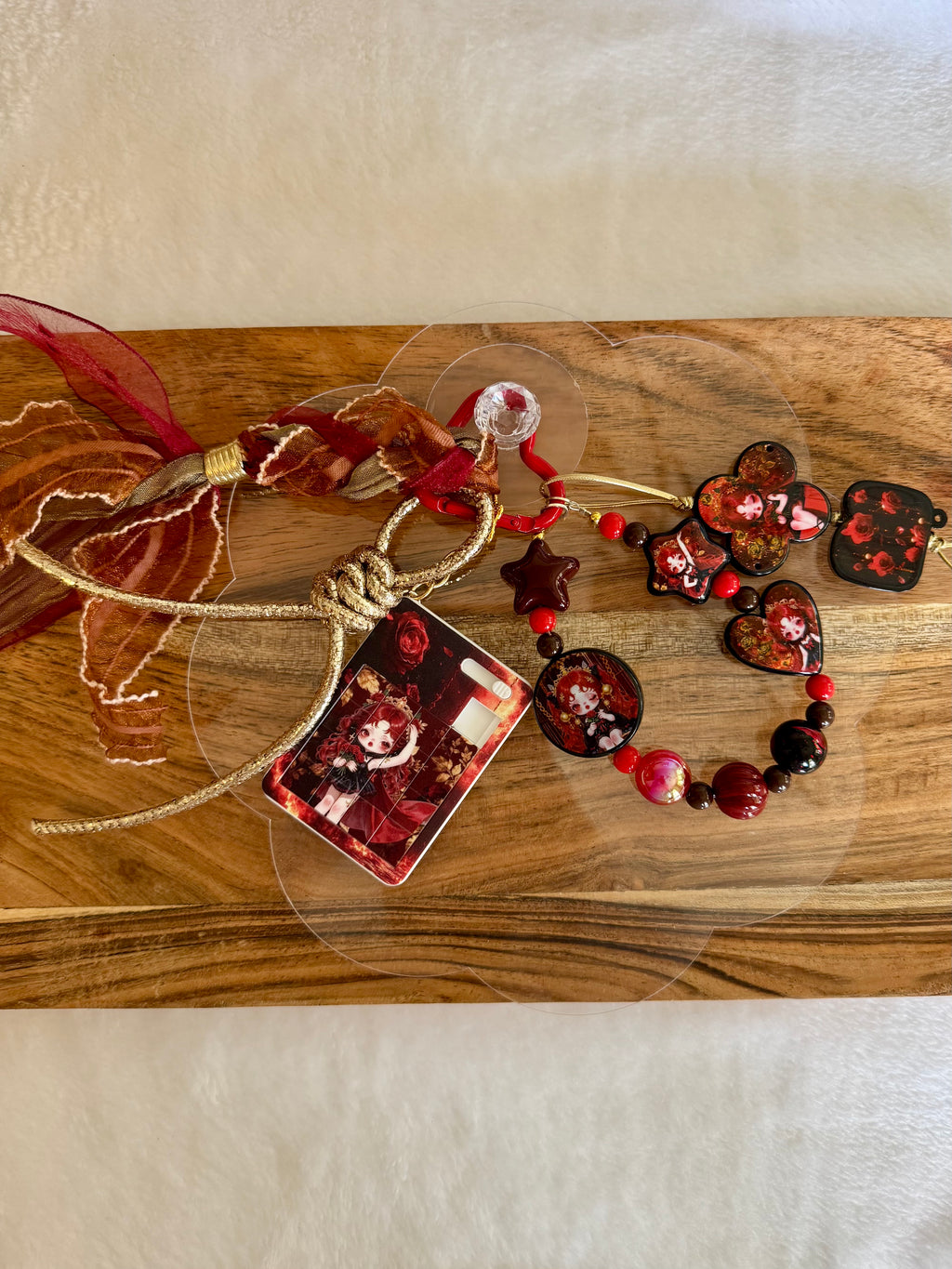 Red Rose SP Bag Charm